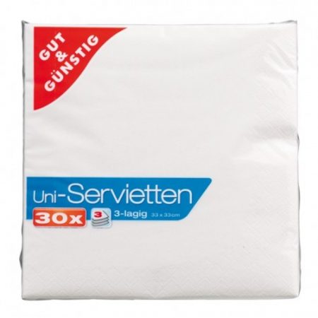 Servietten Weiß