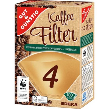 Gut & Günstig Kaffeefilter Größe 4
